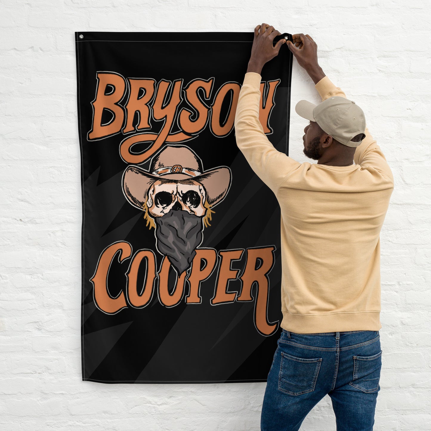 Bryson Cooper SKULL Flag