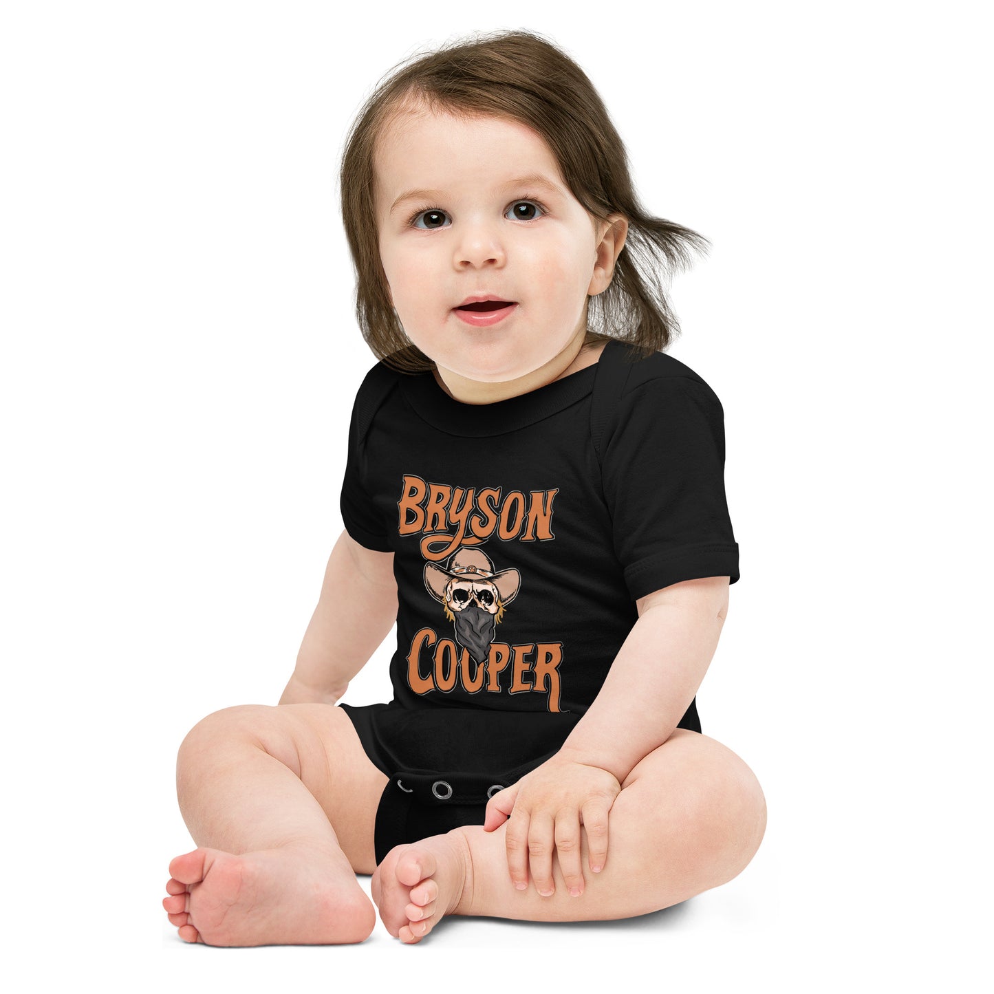 Baby "BC" SKULL Onesie